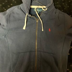 Navy Blue Polo Ralph Lauren Men’s Full-Zip Hoodie